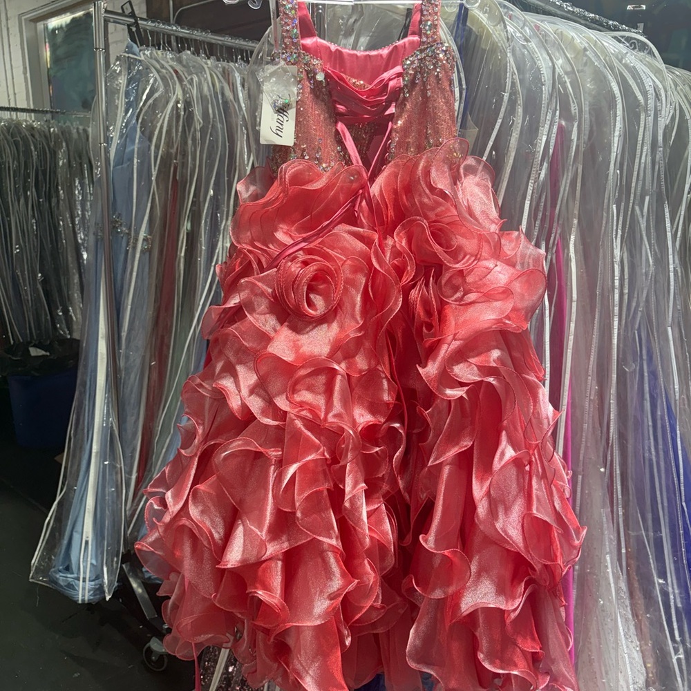 Tiffany Designs Pink Sequin Dress